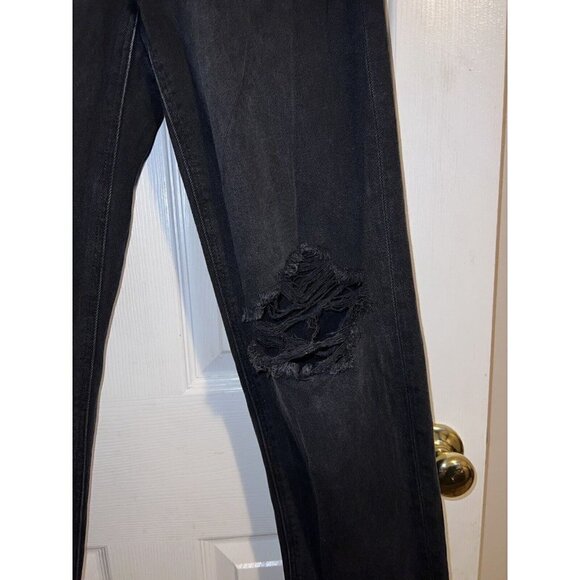 AMERICAN EAGLE Highest Rise 90s Boyfriend Straight Leg Distressed Jeans … - Picture 5 of 16